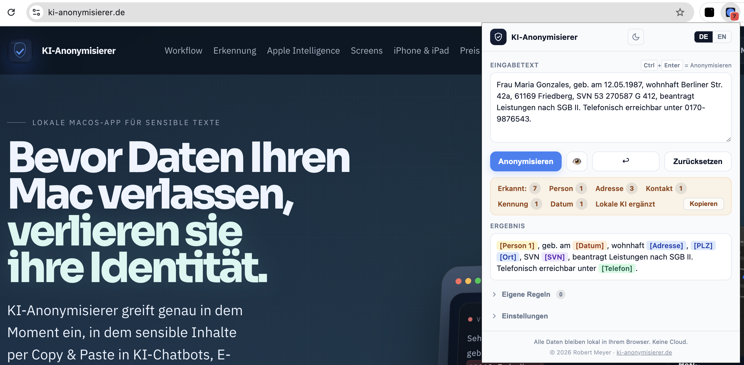 Chrome extension in light mode
